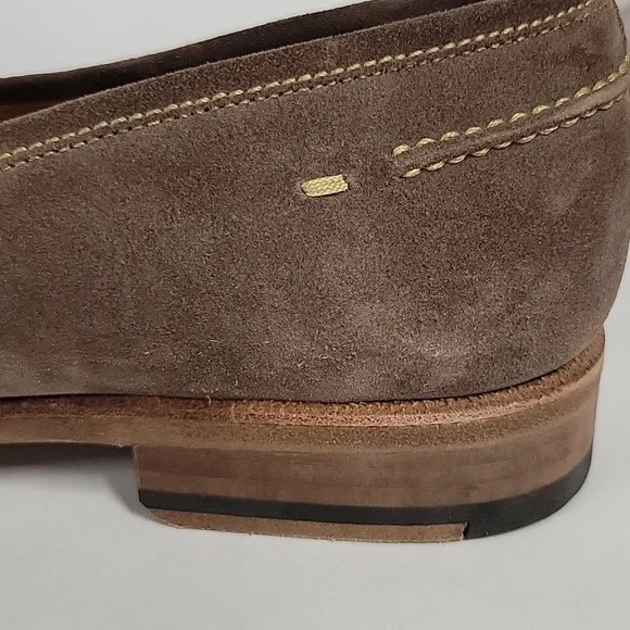 Magnanni Men's Lucien Suede Penny Loafers, Mocha Brown, Size 9, Made in Spain - Picture 12 of 16